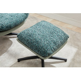 Cassington Home 2 Piece Rye Upholstered Swivel Chair &amp; Footstool Set