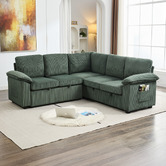 Cassington Home Eviana 5 Seater Single Modular Sofa Bed