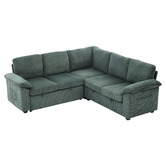 Cassington Home Eviana 5 Seater Single Modular Sofa Bed