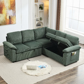 Cassington Home Eviana 5 Seater Single Modular Sofa Bed