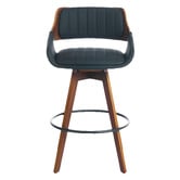 Cassington Home 67.5cm Moore Faux Leather Swivel Bar Stools