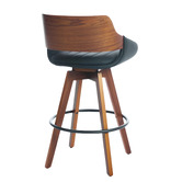 Cassington Home 67.5cm Moore Faux Leather Swivel Bar Stools