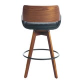 Cassington Home 67.5cm Moore Faux Leather Swivel Bar Stools