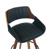 Cassington Home 67.5cm Moore Faux Leather Swivel Bar Stools