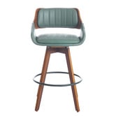 Cassington Home 67.5cm Moore Faux Leather Swivel Bar Stools