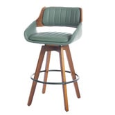 Cassington Home 67.5cm Moore Faux Leather Swivel Bar Stools
