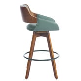 Cassington Home 67.5cm Moore Faux Leather Swivel Bar Stools