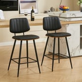 Cassington Home 67.5cm Moore Faux Leather Bar Stools