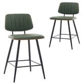 Cassington Home 67.5cm Moore Faux Leather Bar Stools