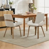 Cassington Home Alwina Chenille Dining Chairs