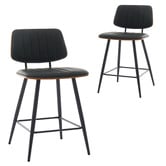 Cassington Home 67.5cm Moore Faux Leather Bar Stools