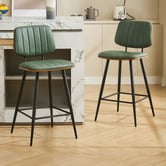 Cassington Home 67.5cm Moore Faux Leather Bar Stools