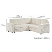Cassington Home Eviana 5 Seater Single Modular Sofa Bed