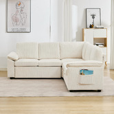 Cassington Home Eviana 5 Seater Single Modular Sofa Bed