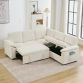Cassington Home Eviana 5 Seater Single Modular Sofa Bed