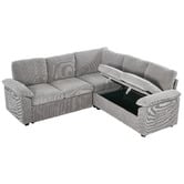 Cassington Home Eviana 5 Seater Single Modular Sofa Bed