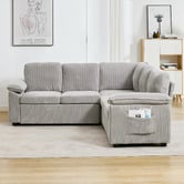 Cassington Home Eviana 5 Seater Single Modular Sofa Bed