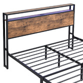 Cassington Home Linford Bed with LED &amp; Drawers