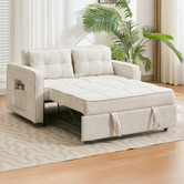 Cassington Home Iya 2 Seater King Single Chenille Sofa Bed