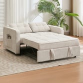 Cassington Home Iya 2 Seater King Single Chenille Sofa Bed