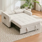 Cassington Home Iya 2 Seater King Single Chenille Sofa Bed