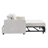 Cassington Home Iya 2 Seater King Single Chenille Sofa Bed