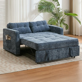 Cassington Home Iya 2 Seater King Single Chenille Sofa Bed