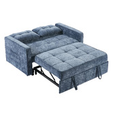 Cassington Home Iya 2 Seater King Single Chenille Sofa Bed