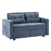 Cassington Home Iya 2 Seater King Single Chenille Sofa Bed