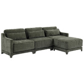Cassington Home Felicie 4 Seater Chenille Sofa &amp; Ottoman Set