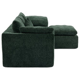 Cassington Home Fiona 3 Seater Chenille Sofa &amp; Ottoman Set