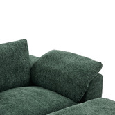 Cassington Home Fiona 3 Seater Chenille Sofa &amp; Ottoman Set