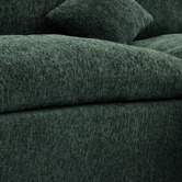 Cassington Home Fiona 3 Seater Chenille Sofa &amp; Ottoman Set
