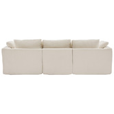 Cassington Home Fiona 4 Seater Chenille Sofa &amp; Ottoman Set
