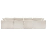 Cassington Home Fiona 4 Seater Chenille Modular Sofa &amp; Ottoman Set