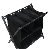 Cassington Home Aspen Luggage Rack with Storage