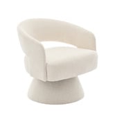 Cassington Home Nylah Chenille Swivel Armchair