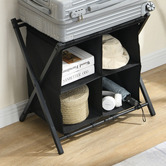 Cassington Home Aspen Luggage Rack with Storage