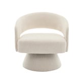 Cassington Home Nylah Chenille Swivel Armchair