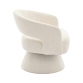 Cassington Home Nylah Chenille Swivel Armchair