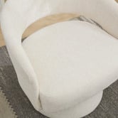 Cassington Home Nylah Chenille Swivel Armchair