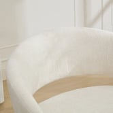Cassington Home Nylah Chenille Swivel Armchair