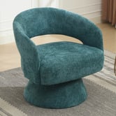 Cassington Home Nylah Chenille Swivel Armchair