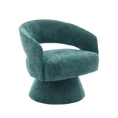 Cassington Home Nylah Chenille Swivel Armchair