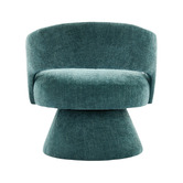 Cassington Home Nylah Chenille Swivel Armchair