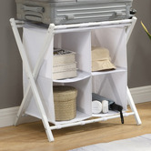 Cassington Home Aspen Luggage Rack with Storage