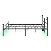 Cassington Home Braulio Bed with LED &amp; Charging Station