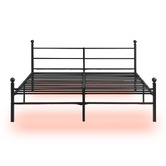 Cassington Home Braulio Bed with LED &amp; Charging Station