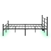 Cassington Home Braulio Bed with LED &amp; Charging Station
