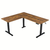 Cassington Home Nilfy Electric Sit &amp; Stand Corner Desk